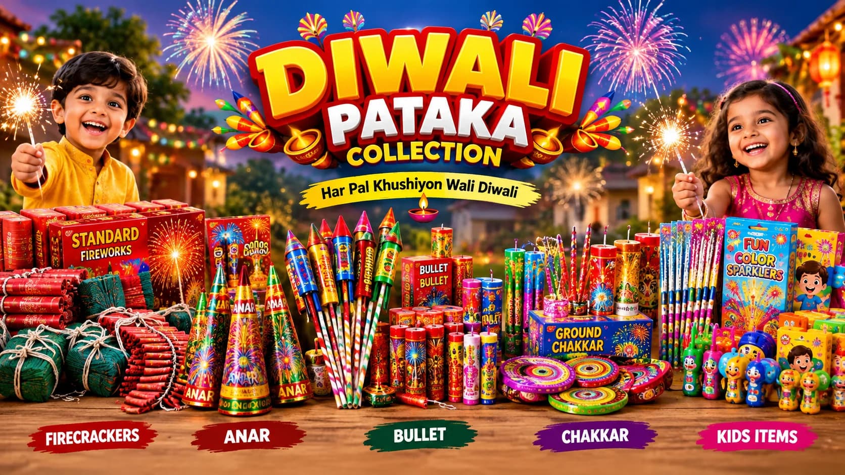 Diwali Special Collection Banner - Vicky Spark